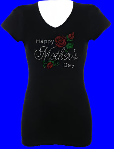 Happy Mother's Day Bling Tee